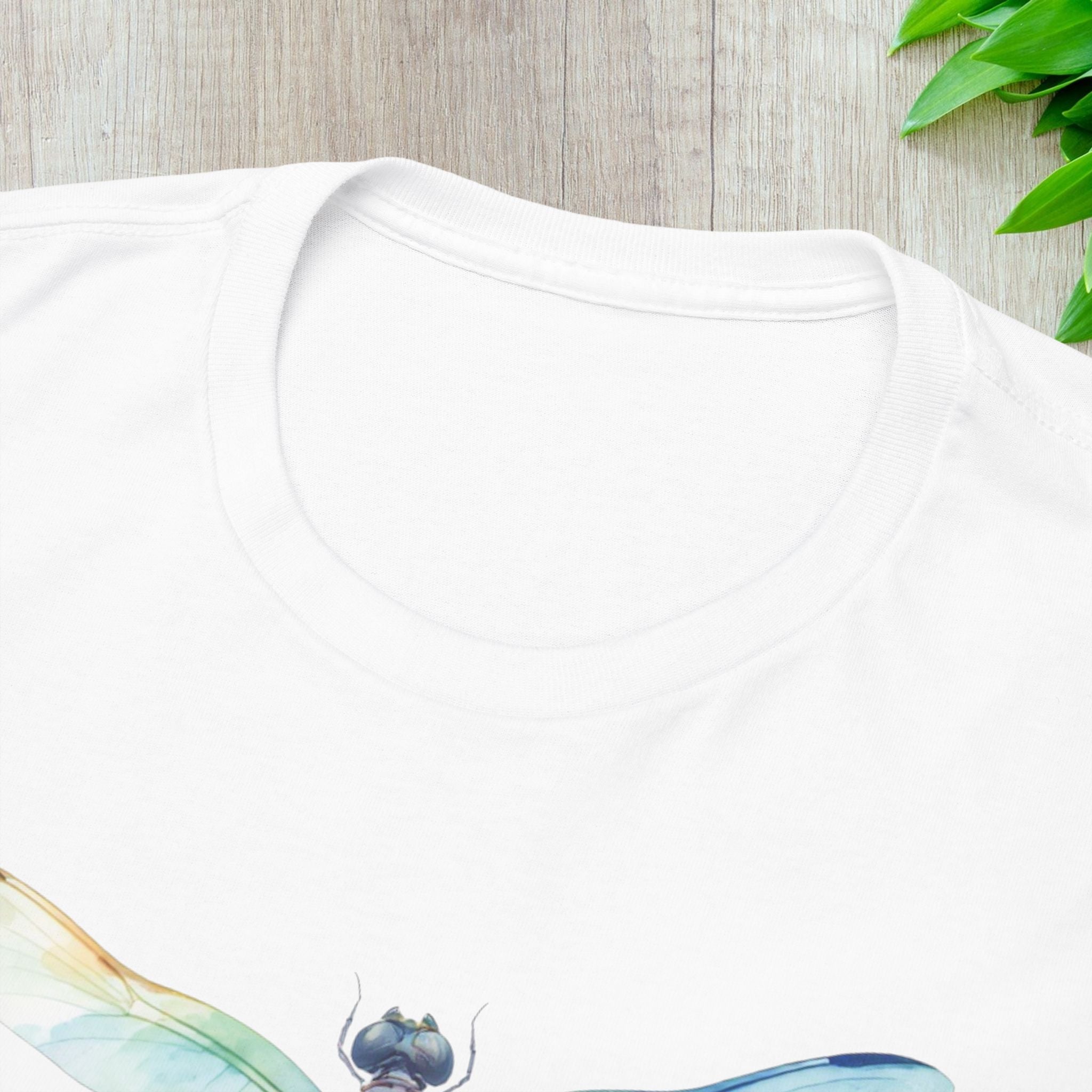 T-Shirt Watercolor Dragonfly Be Free Minimalist Tee