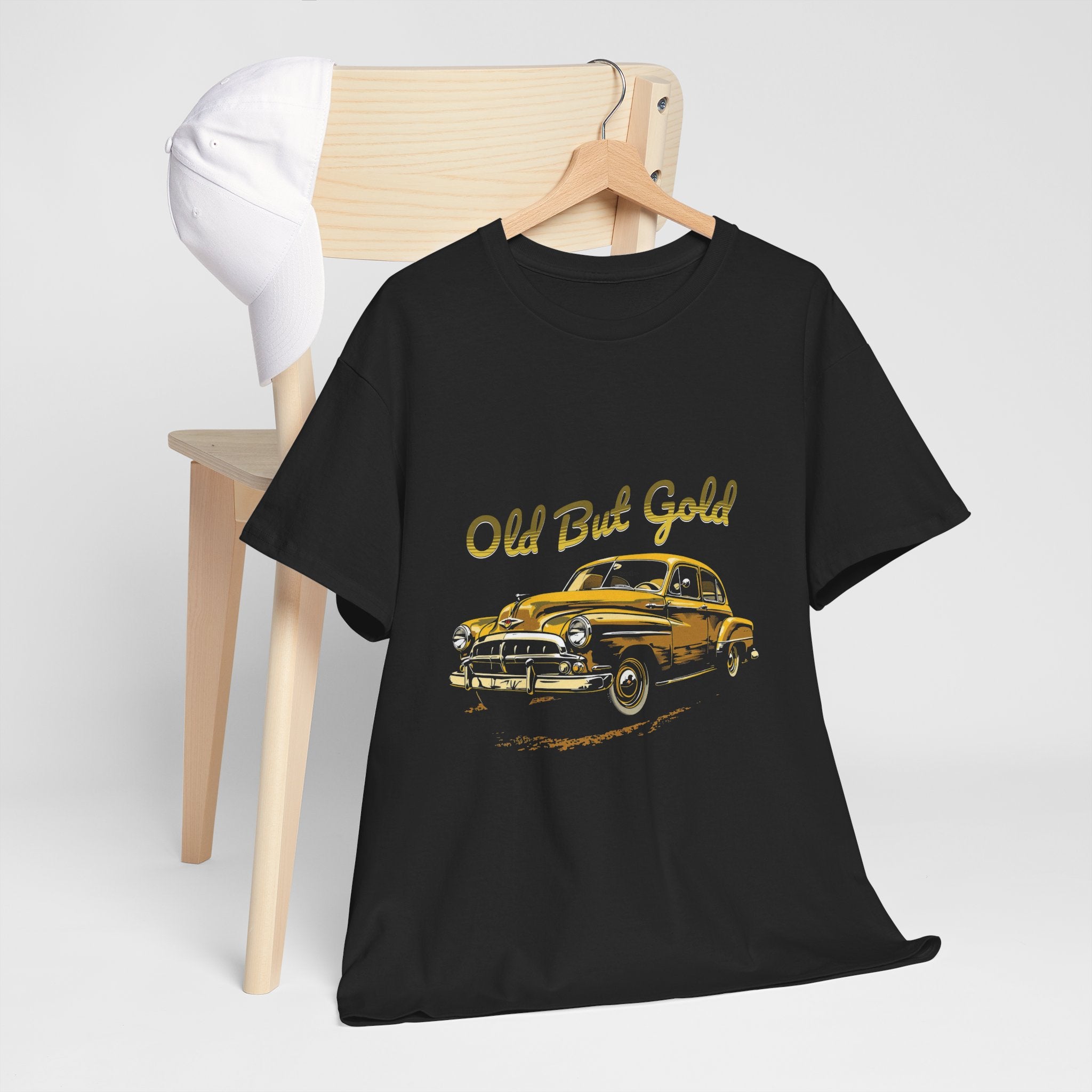 Vintage Car Tee - Retro 'Old But Gold' Unisex Shirt