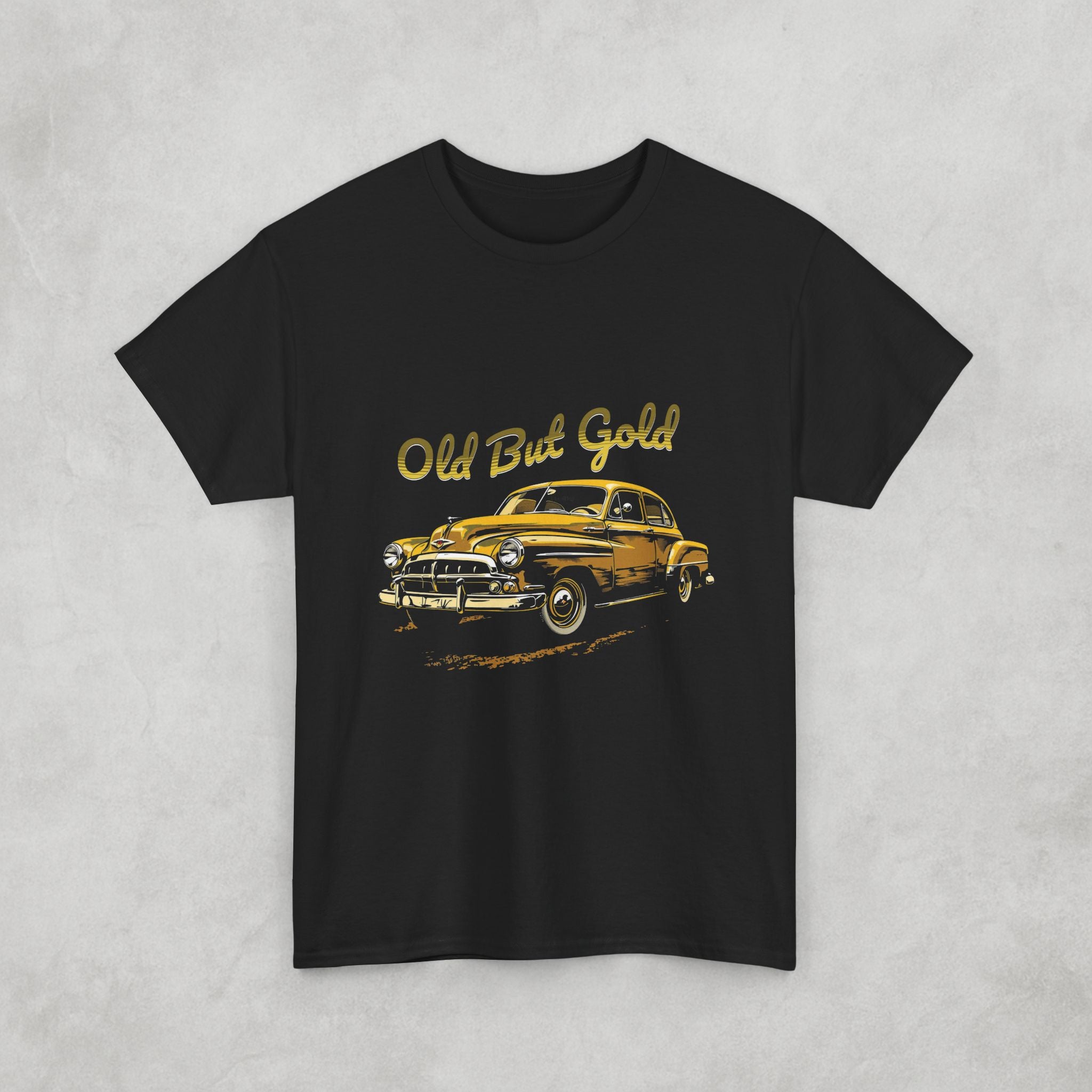 Vintage Car Tee - Retro 'Old But Gold' Unisex Shirt